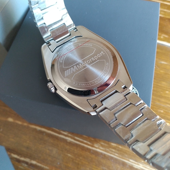 BMW MMotorsport silver Stainless steel men's watch - Picture 3 of 11